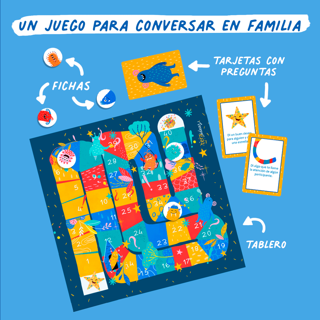 Juego Preguntosos - Conversación para familias y grupos - Desde 4 años