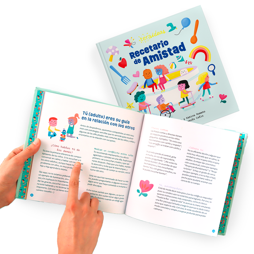 Libro Recetario de Amistad- Aprender a hacer amigos y compartir - Desde 4 años