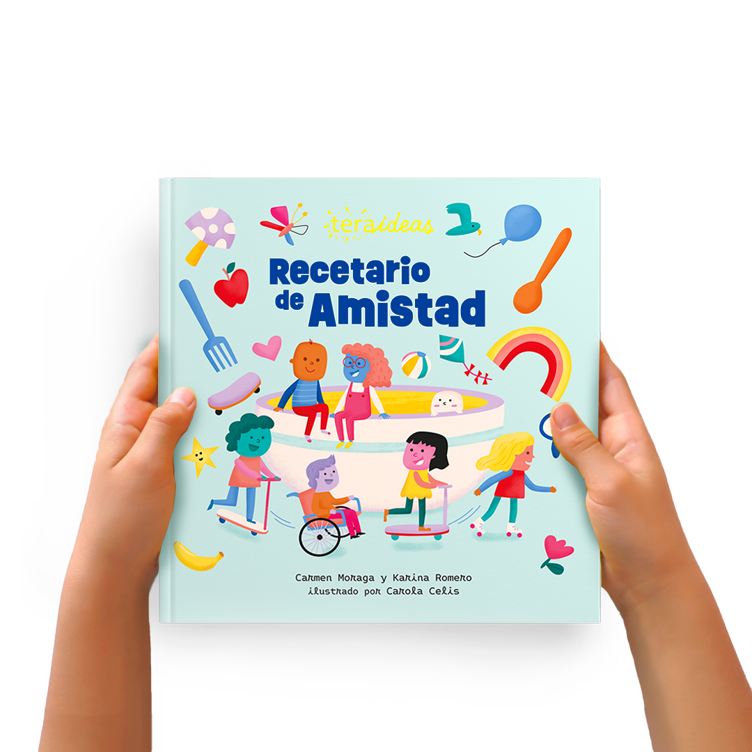 Libro Recetario de Amistad- Aprender a hacer amigos y compartir - Desde 4 años