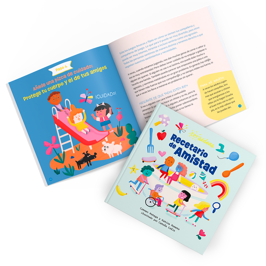 Libro Recetario de Amistad- Aprender a hacer amigos y compartir - Desde 4 años