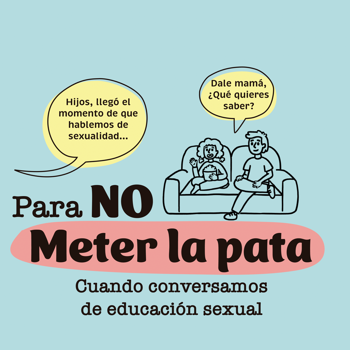 Adulto conversando con un niño sobre autocuidado y sexualidad