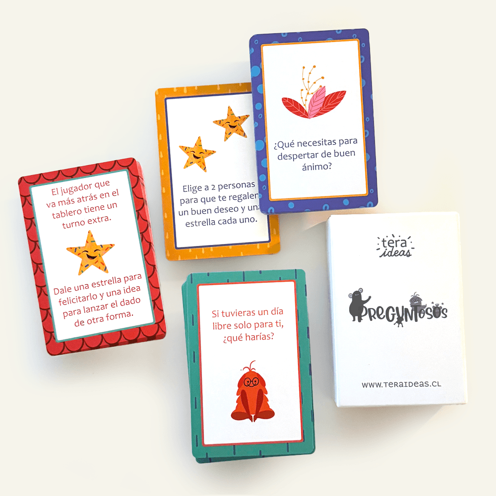 cartas juego familias preguntosos teraideas aprender emociones jugando ninos desde 4 anos