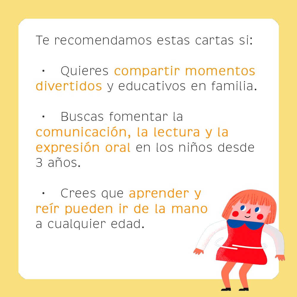 Cartas Jaja - Juego con adivinanzas, mímicas, chistes, desafíos y rimajadas para niños y familias