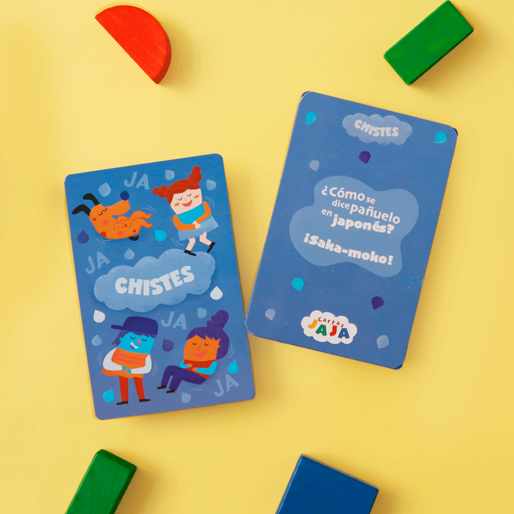 Cartas Jaja - Juego con adivinanzas, mímicas, chistes, desafíos y rimajadas para niños y familias