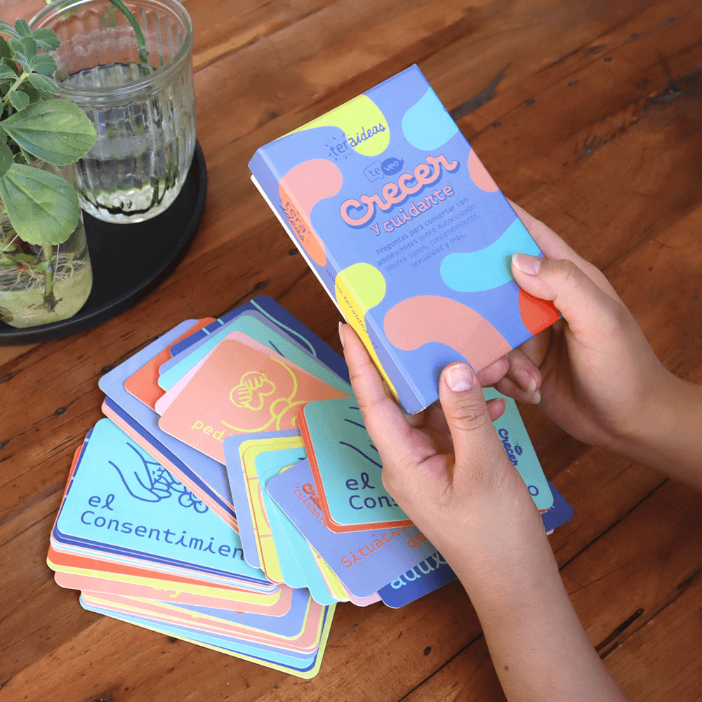 Cartas Te Veo Crecer y Cuidarte - Autocuidado, límites sanos y consentimiento para Adolescentes - Editorial Teraideas