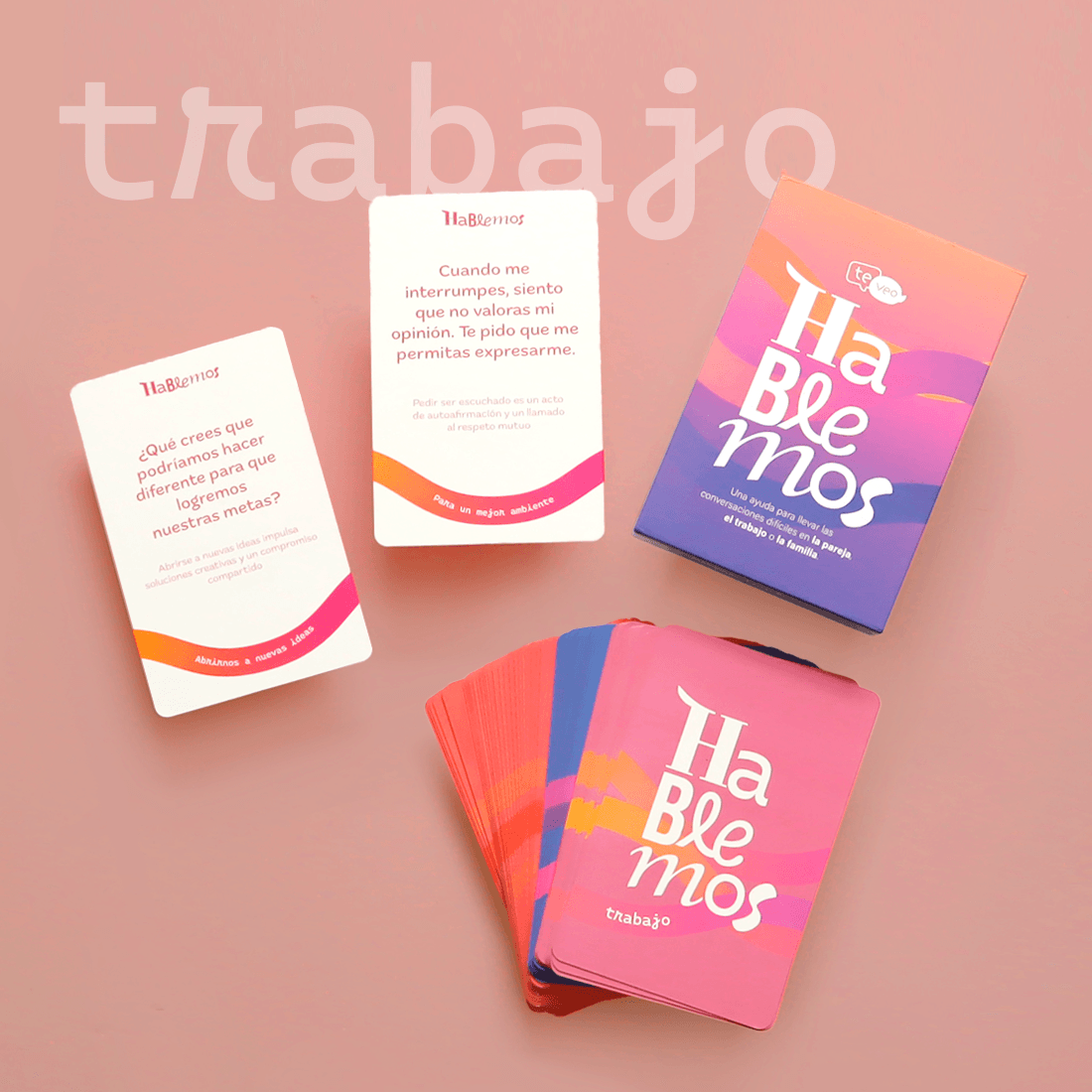 Cartas Te Veo Hablemos - Practicar Límites sanos y conversaciones difíciles - Editorial Teraideas