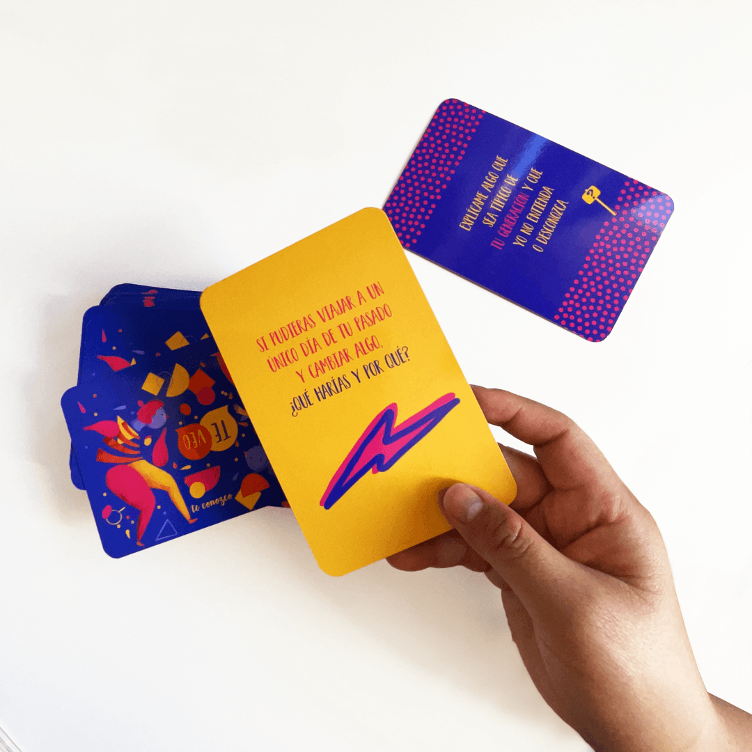 Cartas Te Veo - Juego de preguntas motivadoras - para Familias y Amigos - Editorial Teraideas