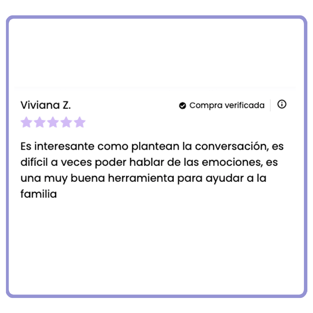 Cartas Te Veo - Juego de preguntas motivadoras - para Familias y Amigos - Editorial Teraideas