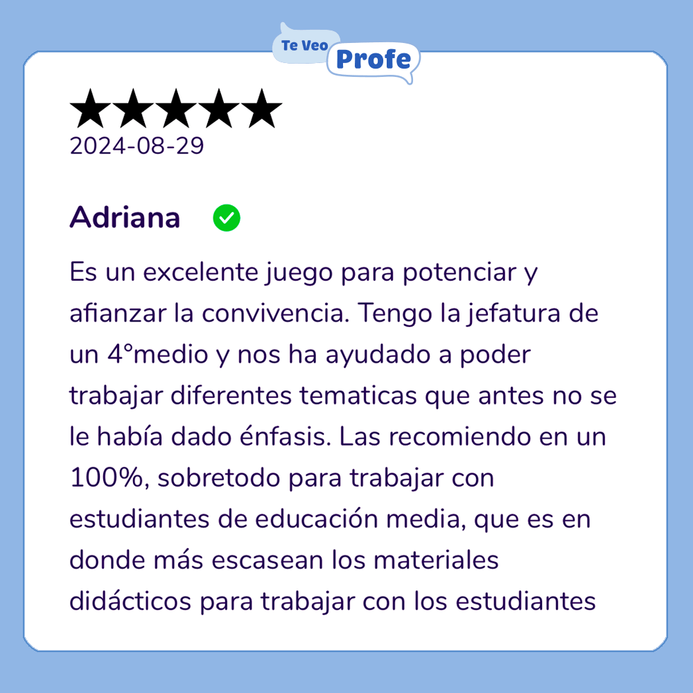 Cartas Te Veo Profe - Promover la Comunicación, Empatia y Aprendizaje en el Aula - Editorial Teraideas