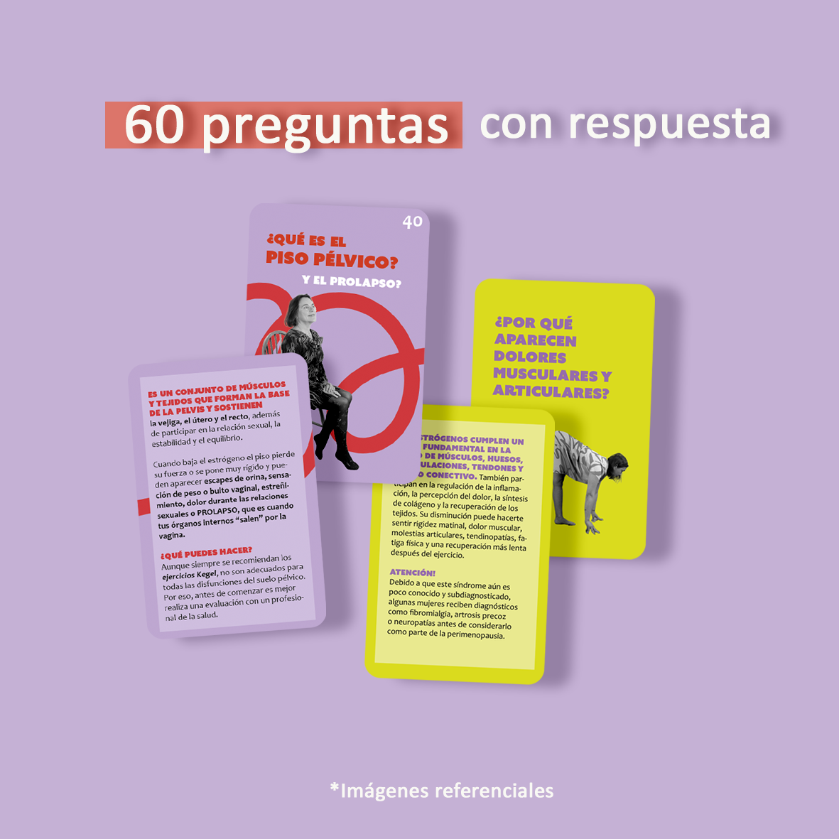 Cartas Menopausia Rebelde - 60 cartas para regalar y conversar