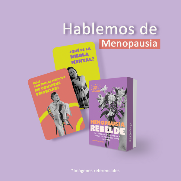 Cartas Menopausia Rebelde - 60 cartas para regalar y conversar