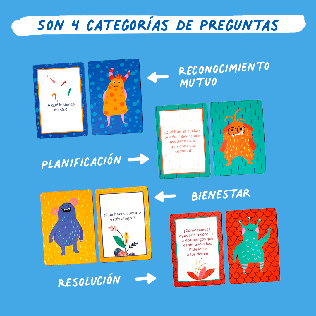 Juego Preguntosos - Conversación para familias y grupos - Desde 4 años