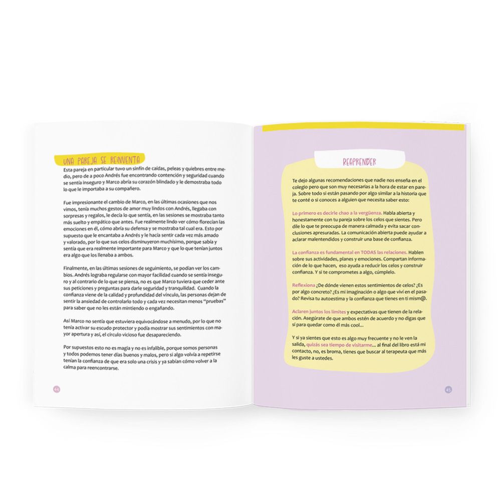 Libro Parejas en Terapia - Aprendizaje para relaciones saludables - Editorial Teraideas