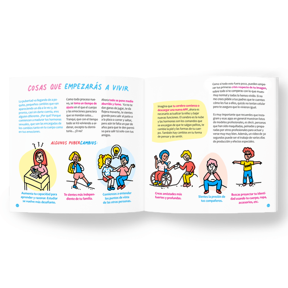 Libro Puber Preguntas para niños desde 8 años - Educación sexual y emocional pubertad - Editorial Teraideas