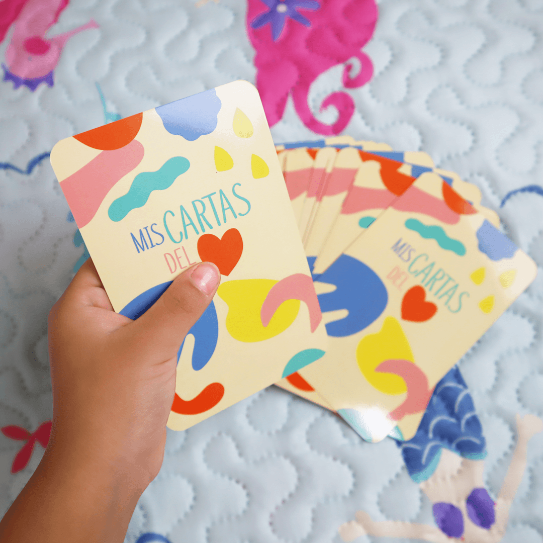 Mis cartas del corazón - Set 30 cartas inspiradoras - Frases lindas antes de dormir - Para niños desde 1 año en adelante - Editorial Teraideas
