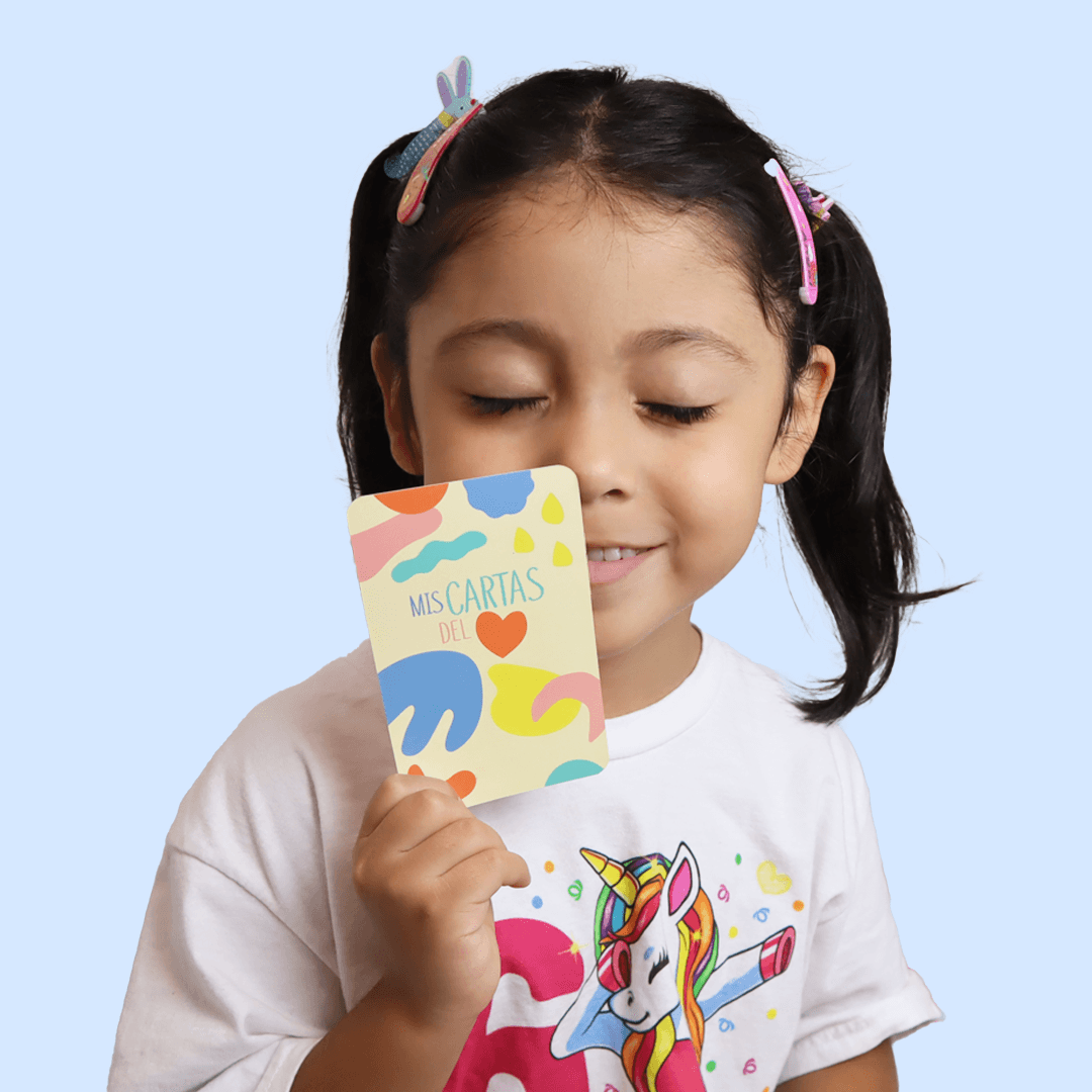 Mis cartas del corazón - Set 30 cartas inspiradoras - Frases lindas antes de dormir - Para niños desde 1 año en adelante - Editorial Teraideas