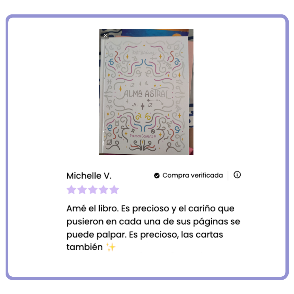 Libro Alma Astral más set de cartas - Astrología y psicología - Desde los 17 años