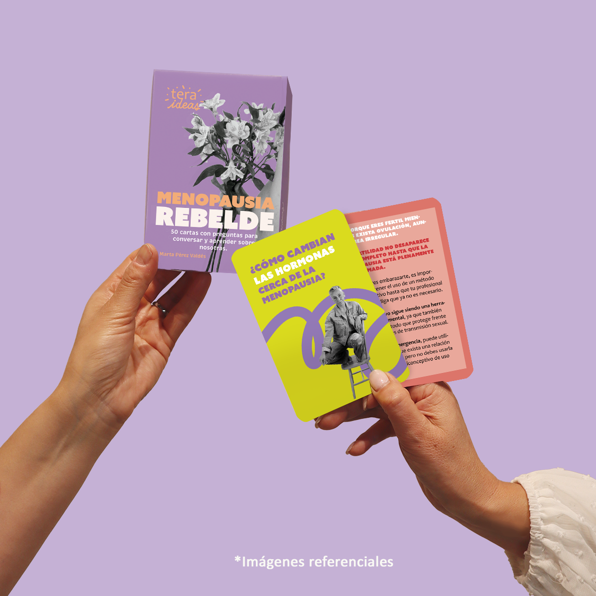 Cartas Menopausia Rebelde - 60 cartas para regalar y conversar
