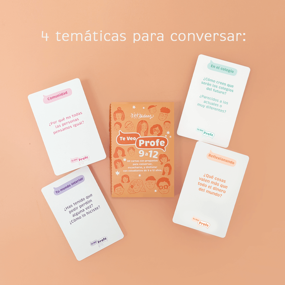 Cartas Te Veo Profe 9 a 12 años - Promover comunicación y empatía en el Aula