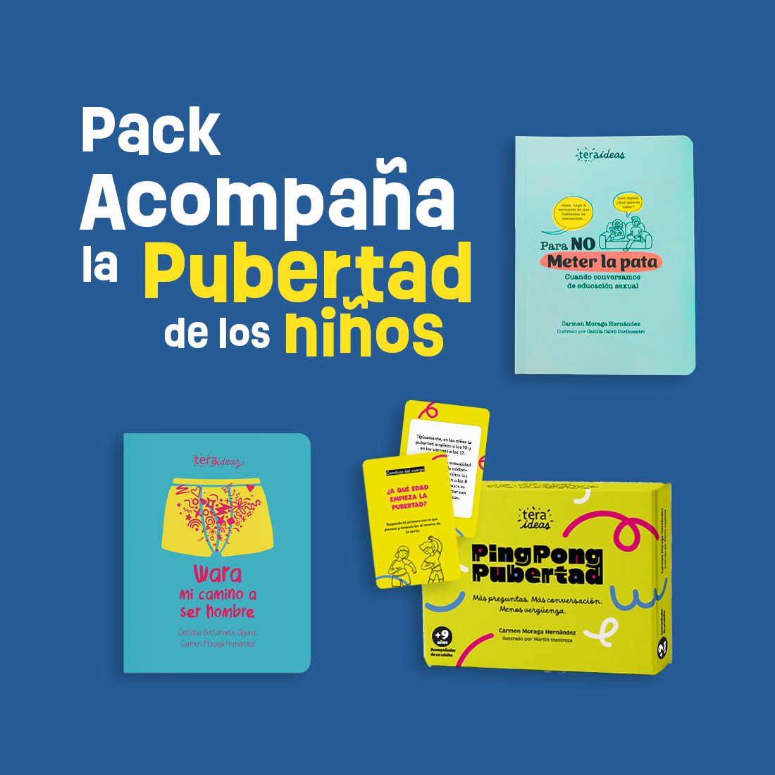 Pack Acompaña la Pubertad de los niños