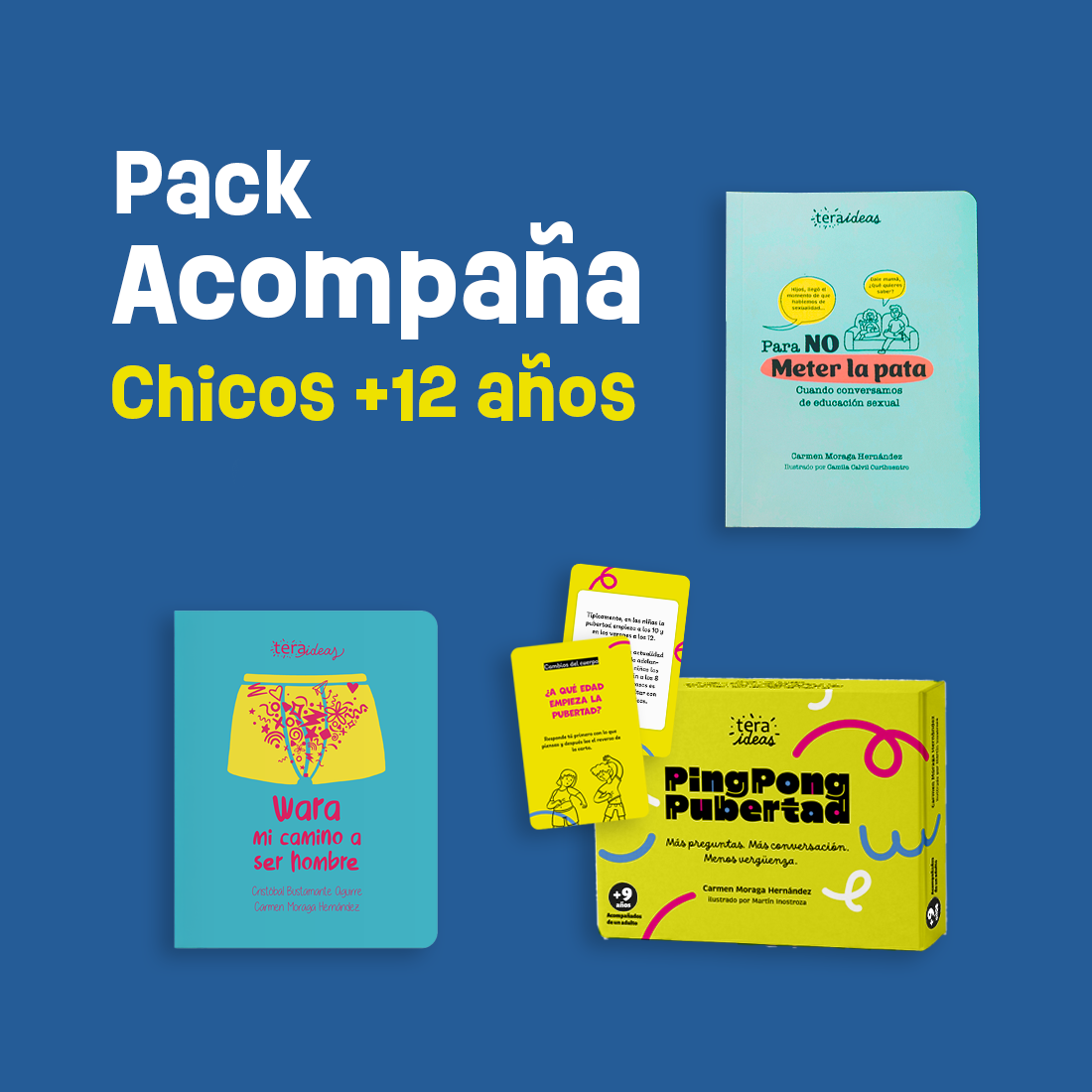 Pack Acompaña la Pubertad de los niños