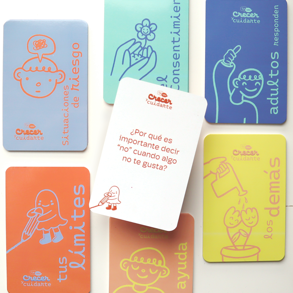 Cartas Te Veo Crecer y Cuidarte - Autocuidado, límites sanos y consentimiento para Adolescentes