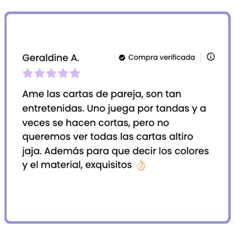 Cartas Te Veo Parejas - Preguntas para Reconectar en pareja - Mazo de 80 cartas