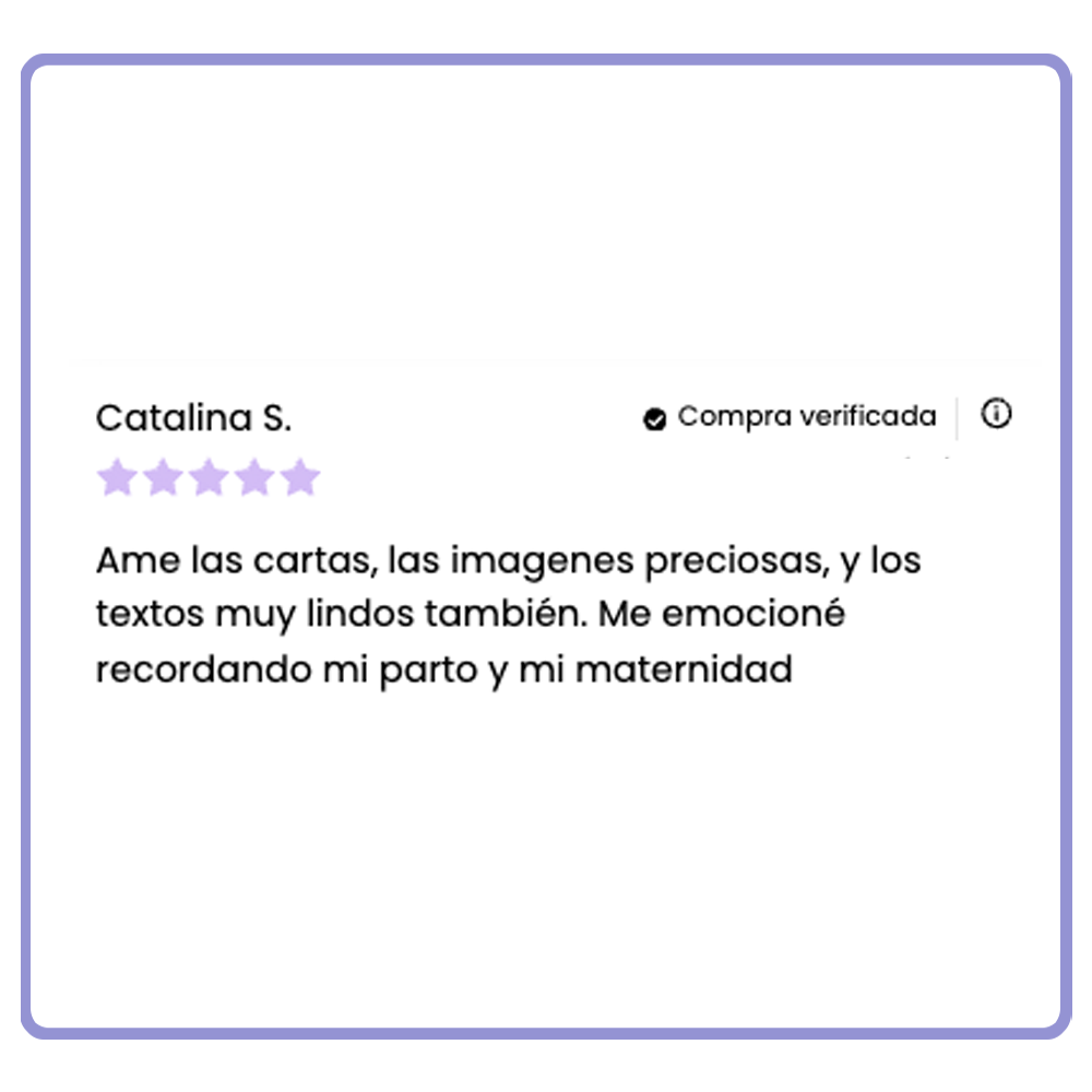 Cartas Viaje al Maternaje – Mazo de 45 cartas de embarazo consciente