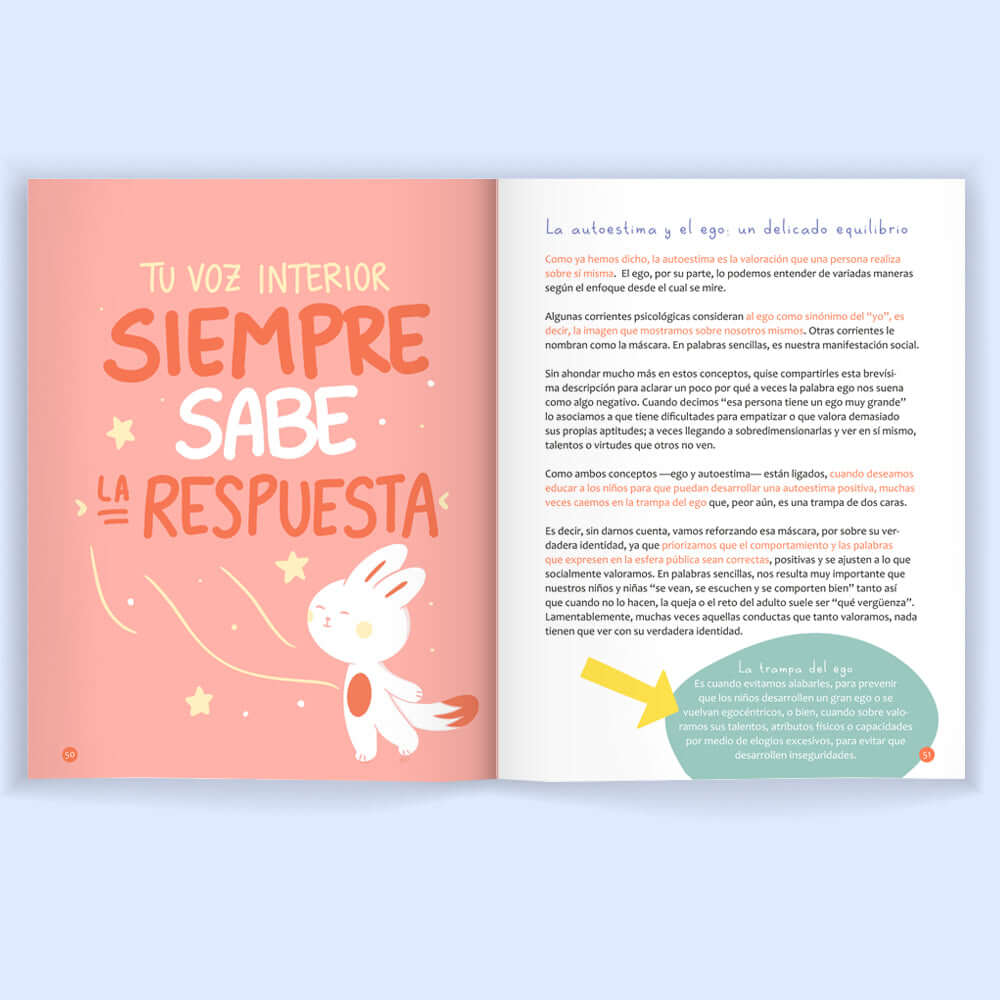 Guía: Autoestima para el Corazón - Manual para Padres y Adultos cuidadores - Potenciando la autoestima saludable en niños y niñas - Editorial Teraideas