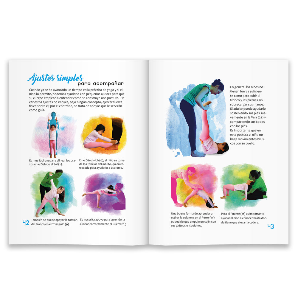 Libro Juguemos al Yoga + set de cartas - Yoga infantil y familias - Juegos de yoga
