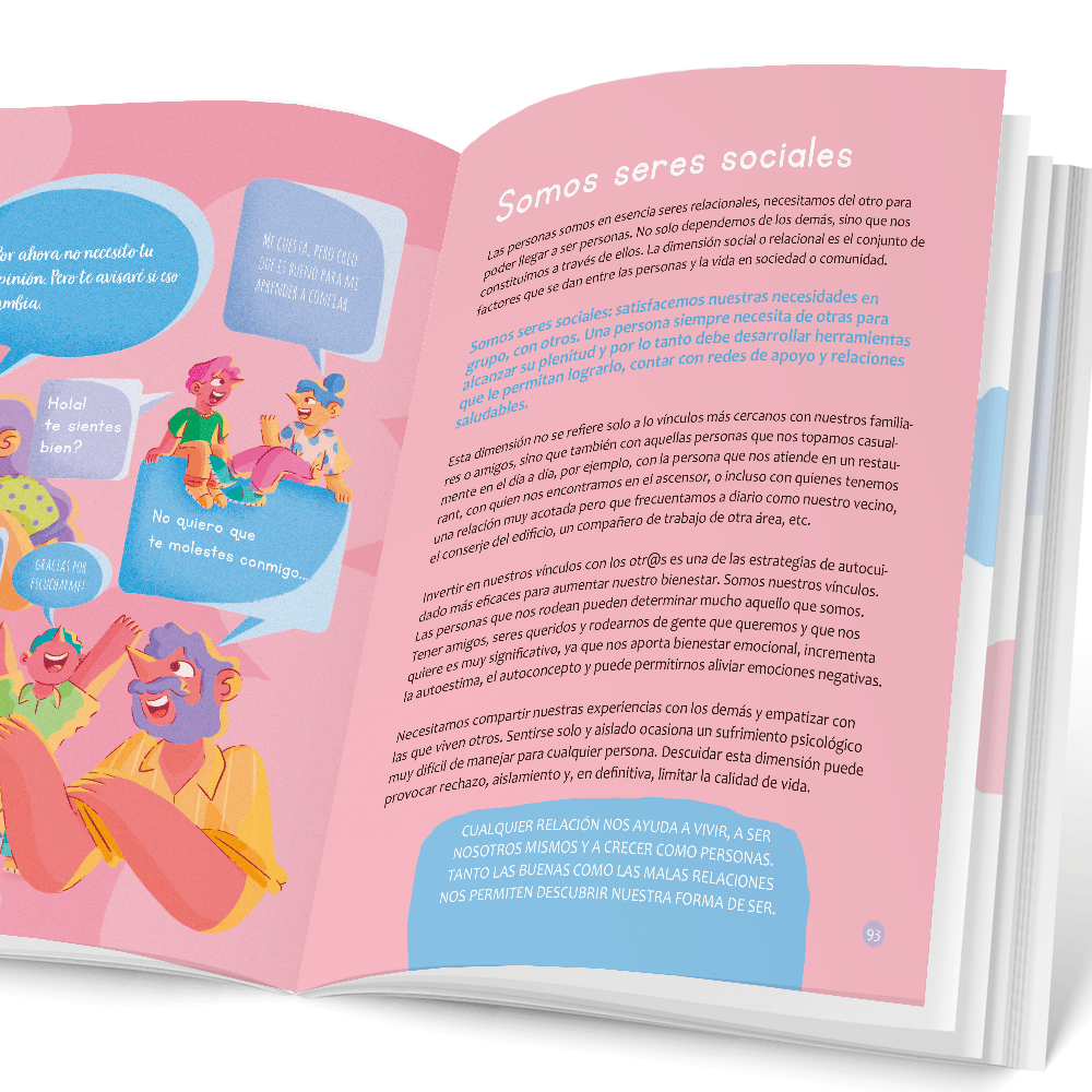 Libro BIEN! - Manual de Autocuidado y Bienestar - Mente, Emociones, Ambiente y Relaciones - Para Jóvenes y Adultos