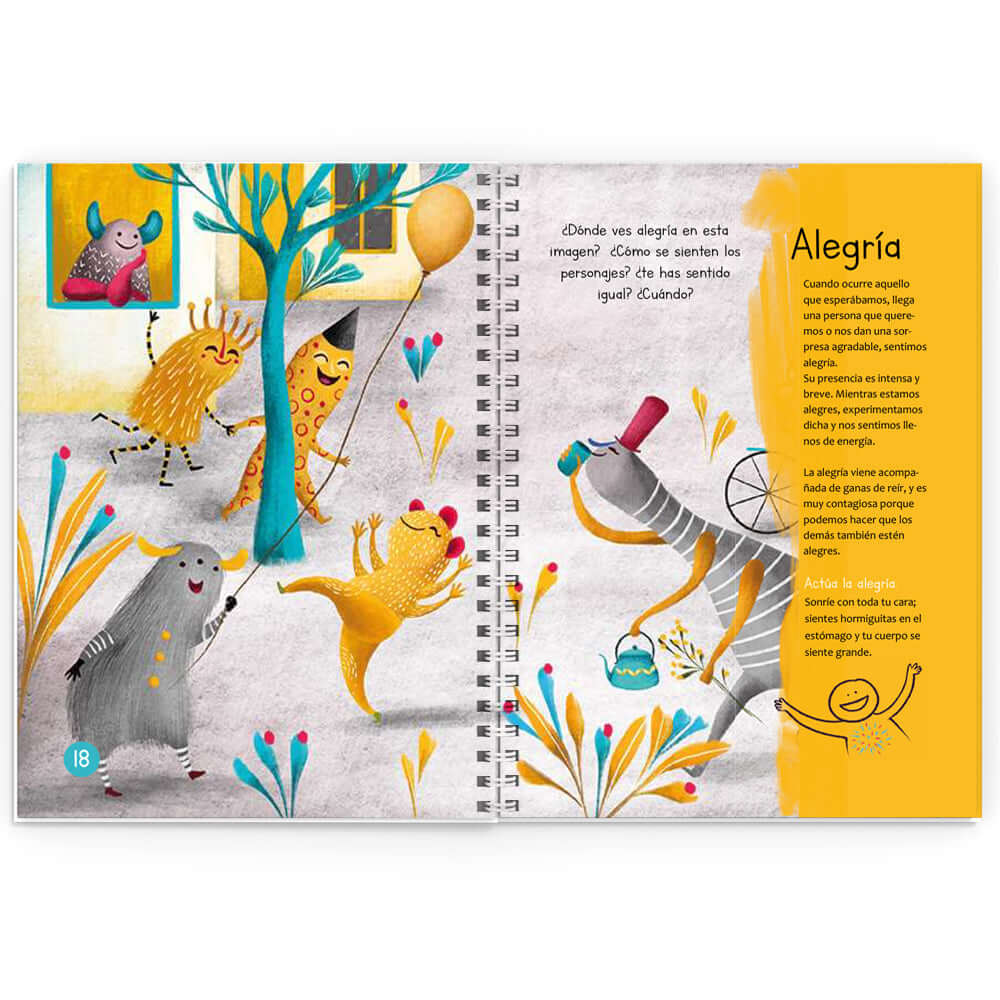 libro actividades aprender emociones ninos desde 4 anos tristeza ira alegria frustracion