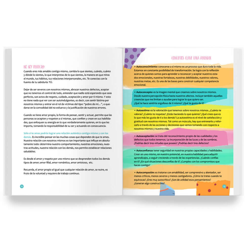 Libro Mis 10 Yo - Educación Emocional Jóvenes y Adultos - Amor Propio - Emociones y Bienestar - Editorial Teraideas