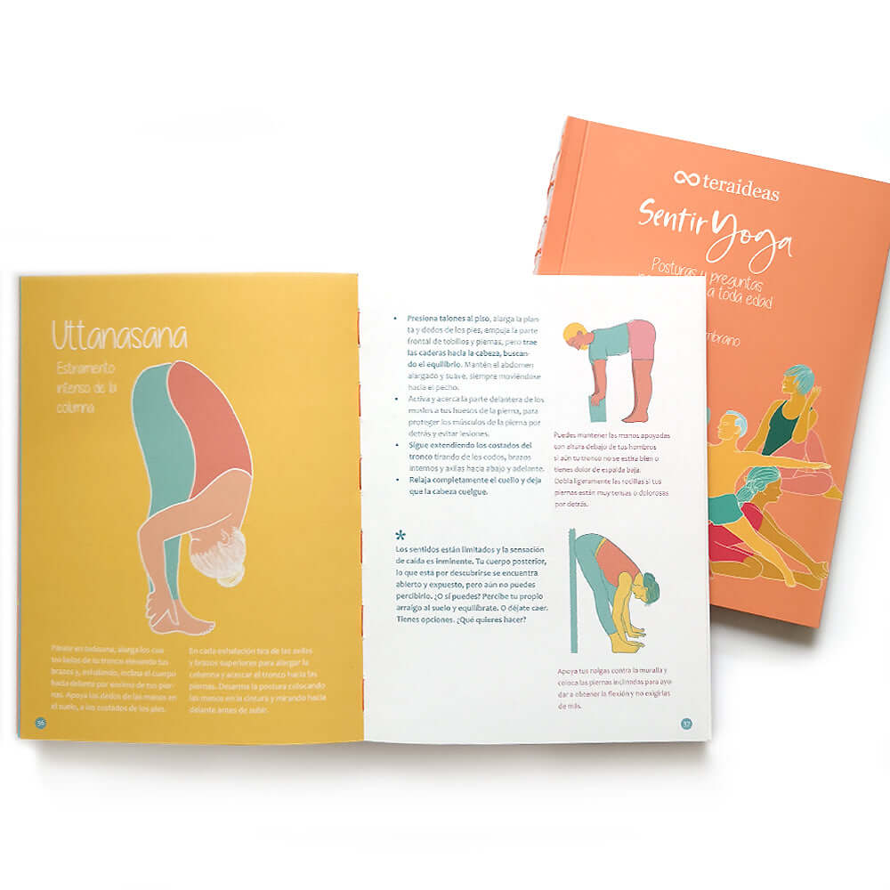 Libro Sentir Yoga - Aprender yoga - Posturas y secuencias - Meditación - Jóvenes y Adultos - Editorial Teraideas