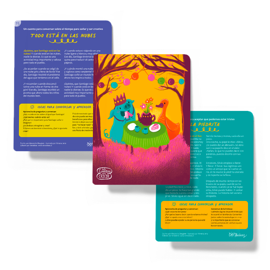 Mis Cuentos para Crecer - Cuentos para Dormir - Set 30 cuentos Autocuidado y Bienestar - Niños desde 4 años - Editorial Teraideas