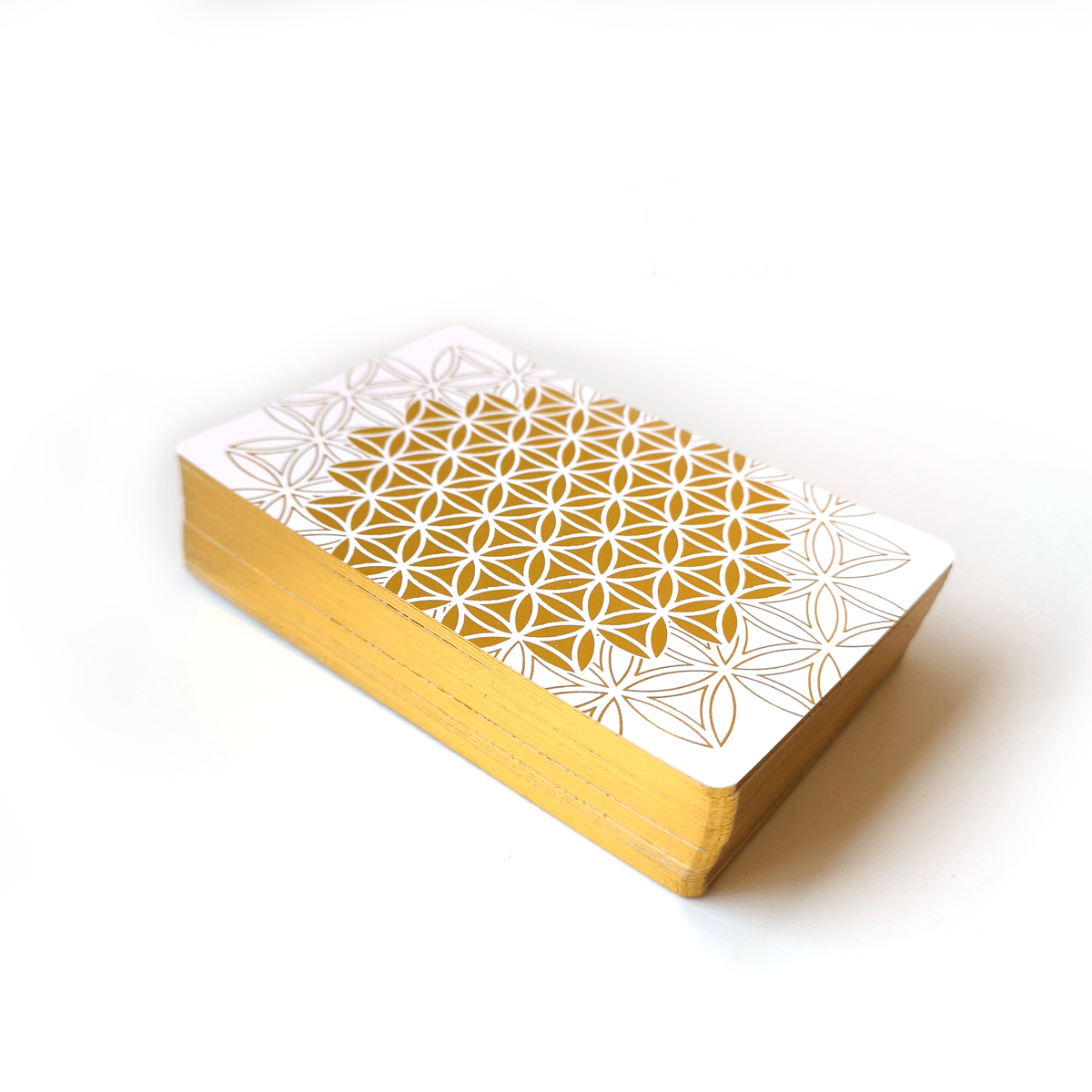 Tarot Sincronía - Mazo de 78 cartas de Tarot dorado - Mazo aprendizaje con minilibro