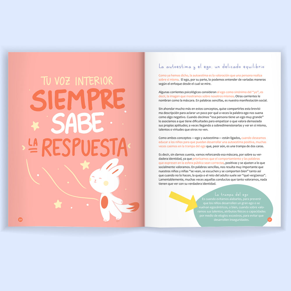 Guía: Autoestima para el Corazón - Manual para Padres y Adultos cuidadores - Potenciando la autoestima saludable en niños y niñas